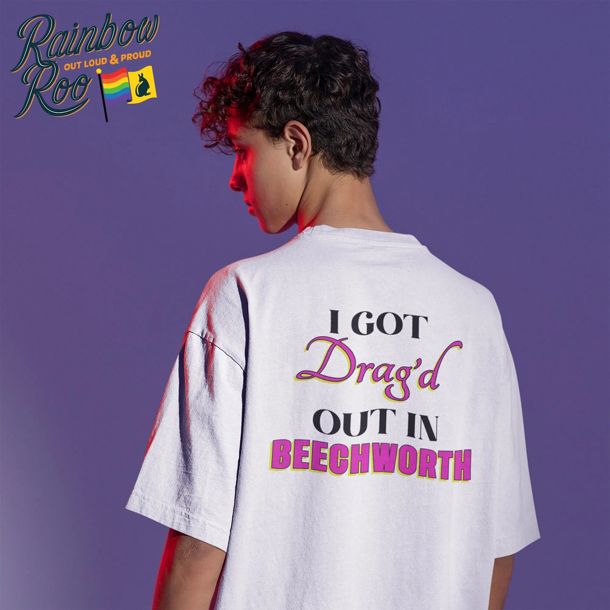 Drag'd Out Beechworth - I Got Drag'd Out in Beechworth T-Shirt Double Sided Unisex (LG154)