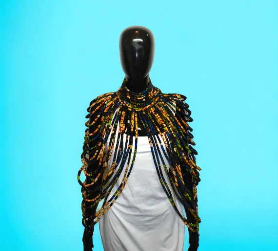 Dress Me Up Fabric Cape Necklace Set