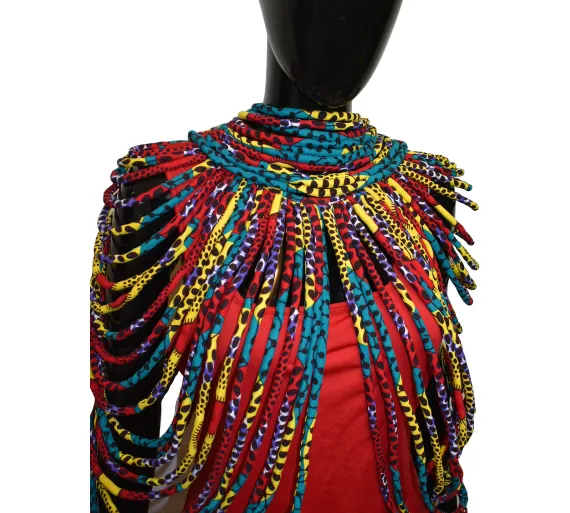 Dress Me Up Fabric Cape Necklace Set