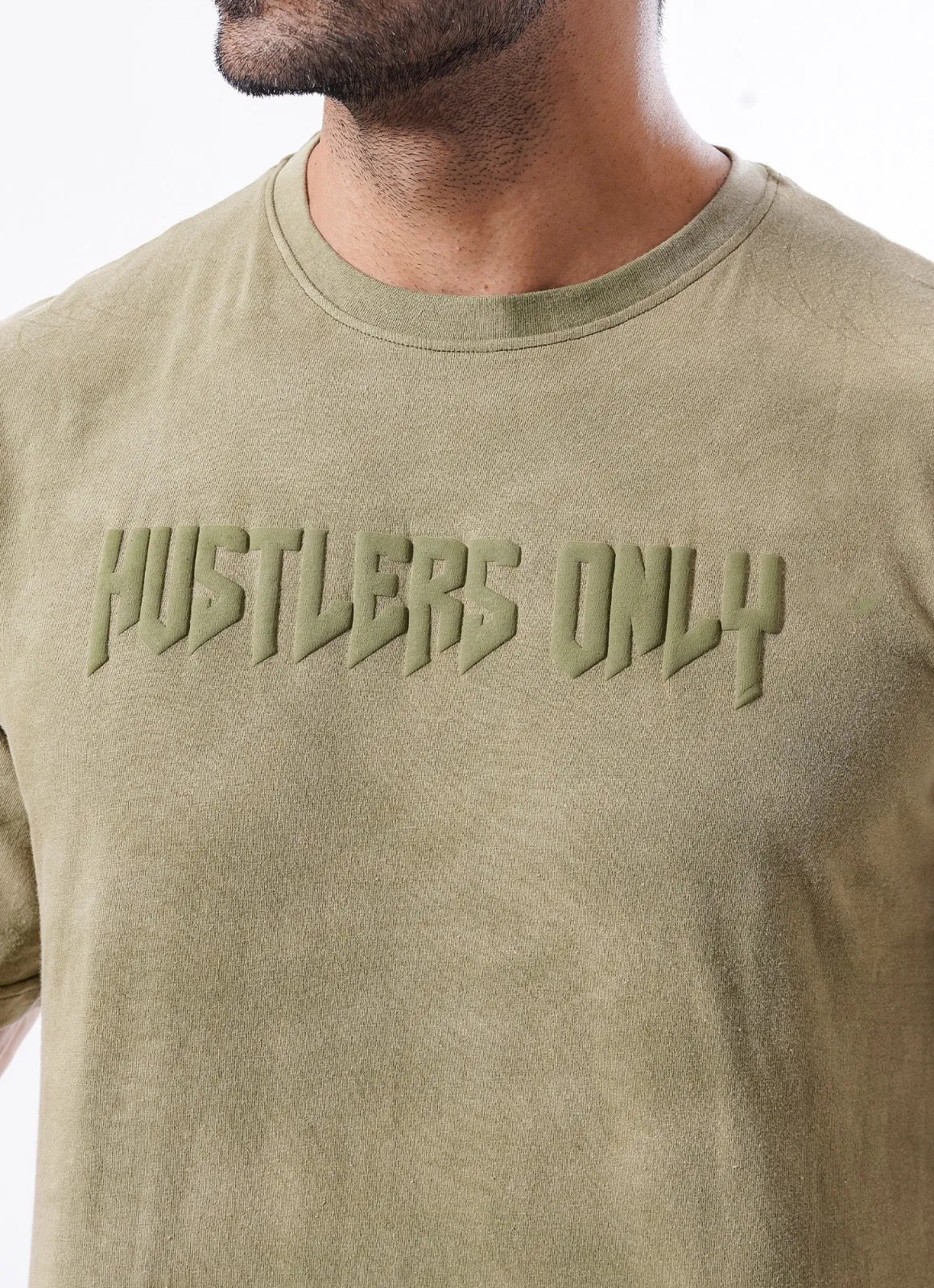 Drippy Acid Wash Tshirt - Green