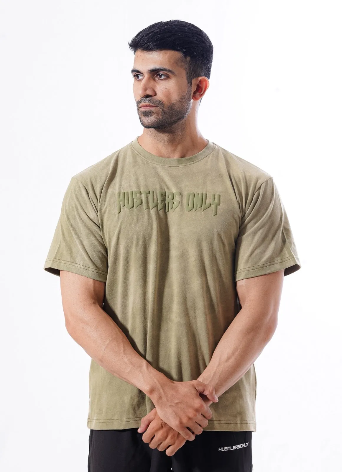 Drippy Acid Wash Tshirt - Green