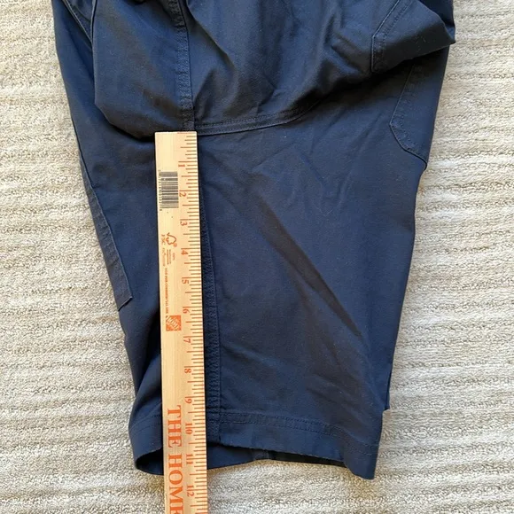 Duluth Trading Co DTC Women's DuluthFlex Fire Hose COOLMAX 11&quot; Shorts Navy Siz 6