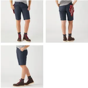 Duluth Trading Co DTC Women's DuluthFlex Fire Hose COOLMAX 11&quot; Shorts Navy Siz 6