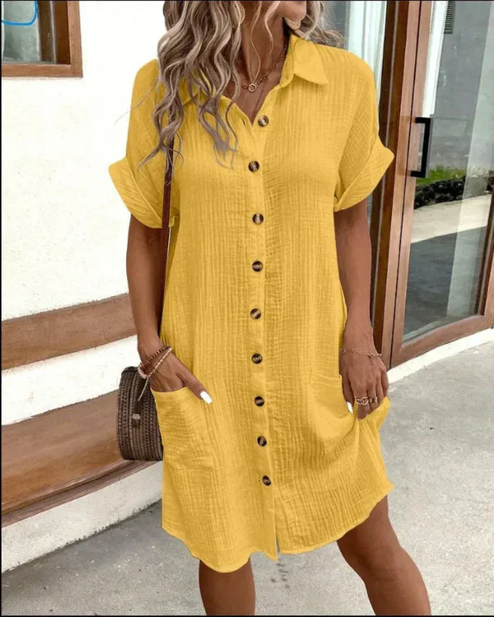 Elegant Gabriele Women's Shirt Dress
