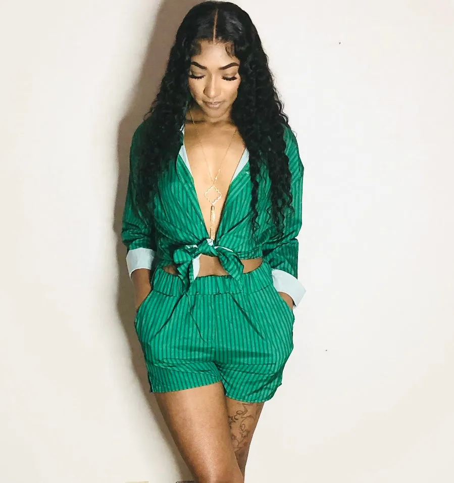 Emerald Envy Short Set