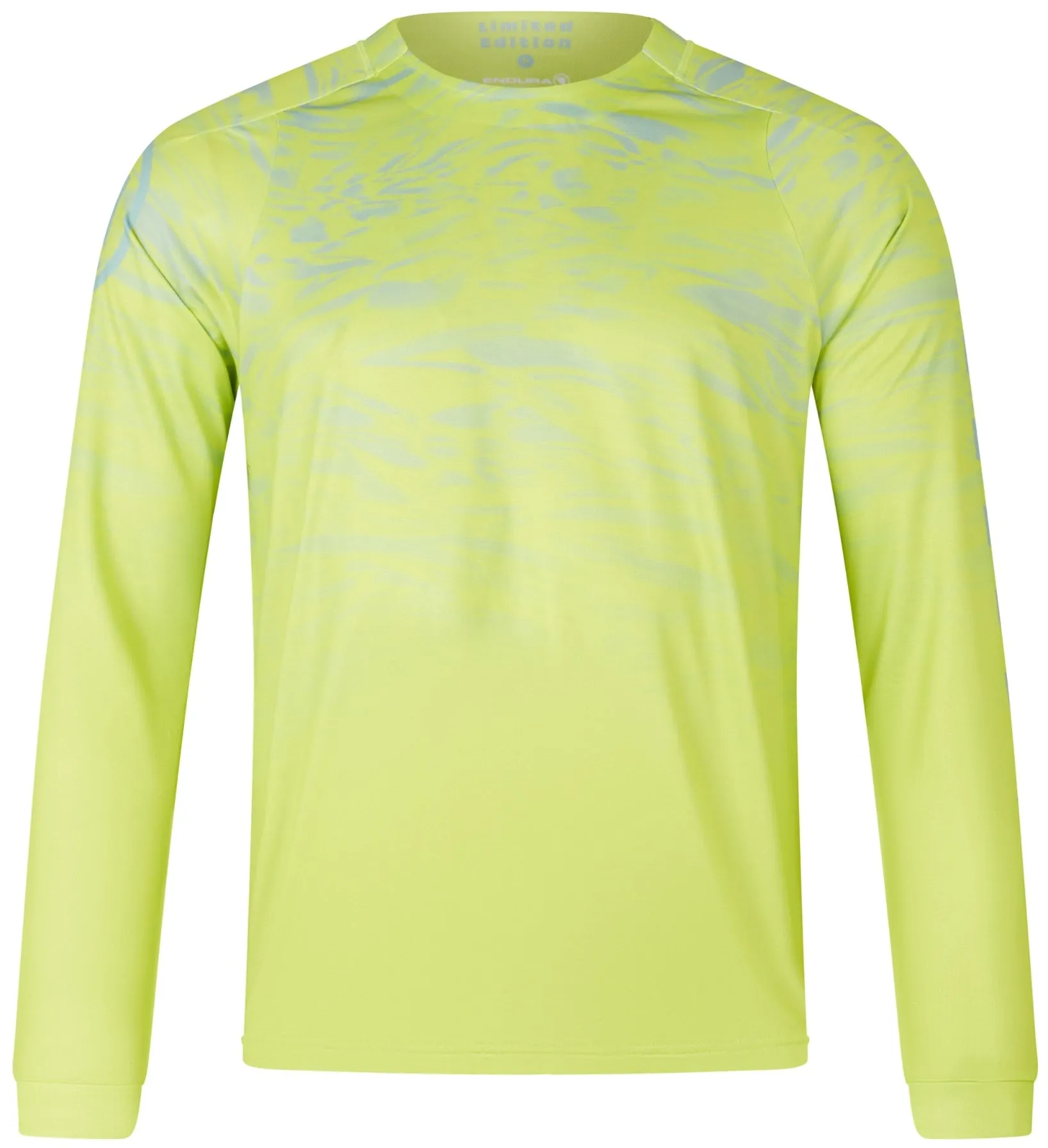 Endura Marble LTD Printed Long Sleeve Mens Cycling Jersey - Green