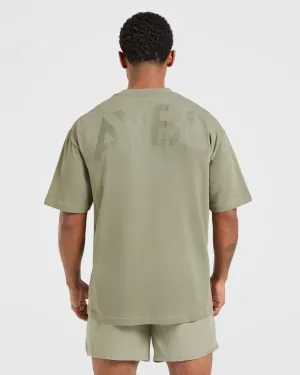Essential Oversized T Shirt - Desert Olive