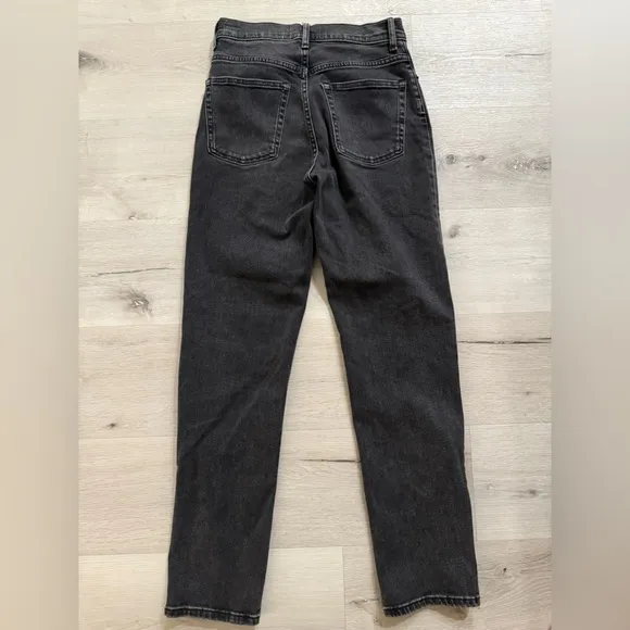 Everlane High-Rise Straight Jean Black Size 26 Regular