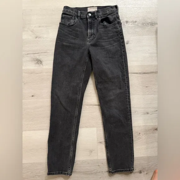 Everlane High-Rise Straight Jean Black Size 26 Regular