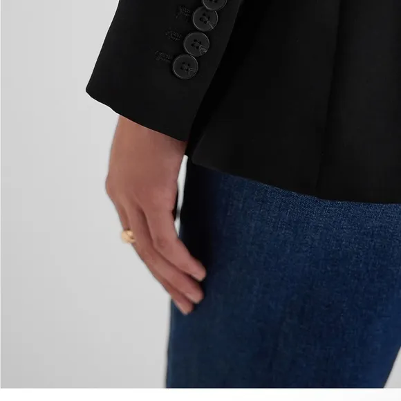 Express women Double Breasted 27&quot; Blazer size small