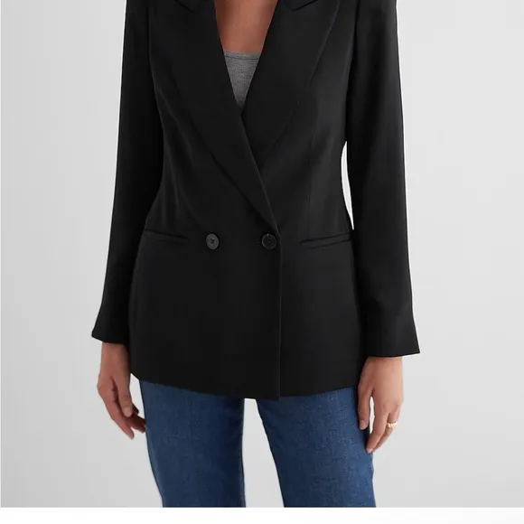 Express women Double Breasted 27&quot; Blazer size small