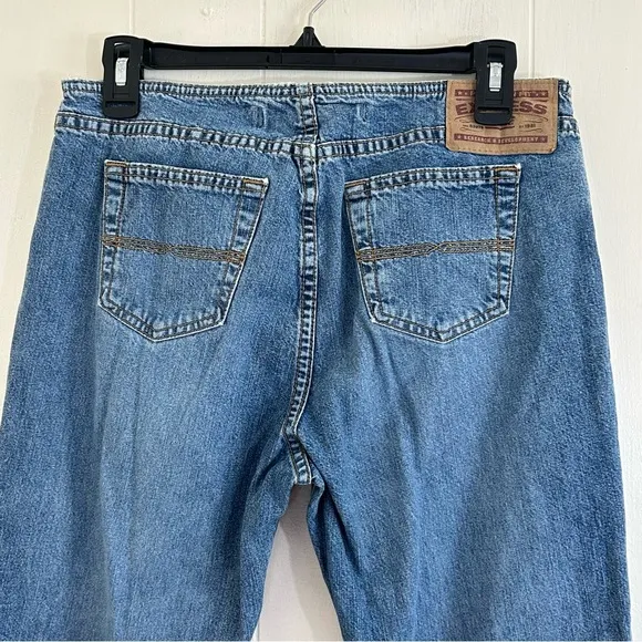 Express Y2K 90s Denim Blue Low Rise Button Fly Hipster Flare Jeans Size 7/8.