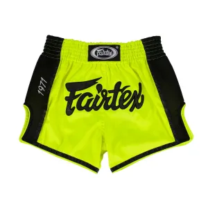 FAIRTEX LIME GREEN MUAY THAI SHORTS - BS1706