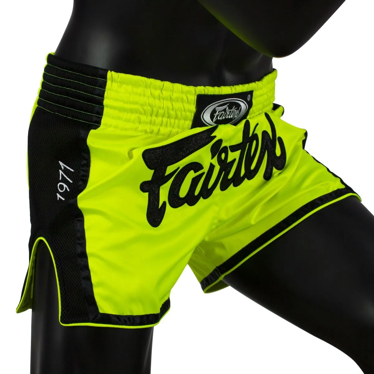 FAIRTEX LIME GREEN MUAY THAI SHORTS - BS1706