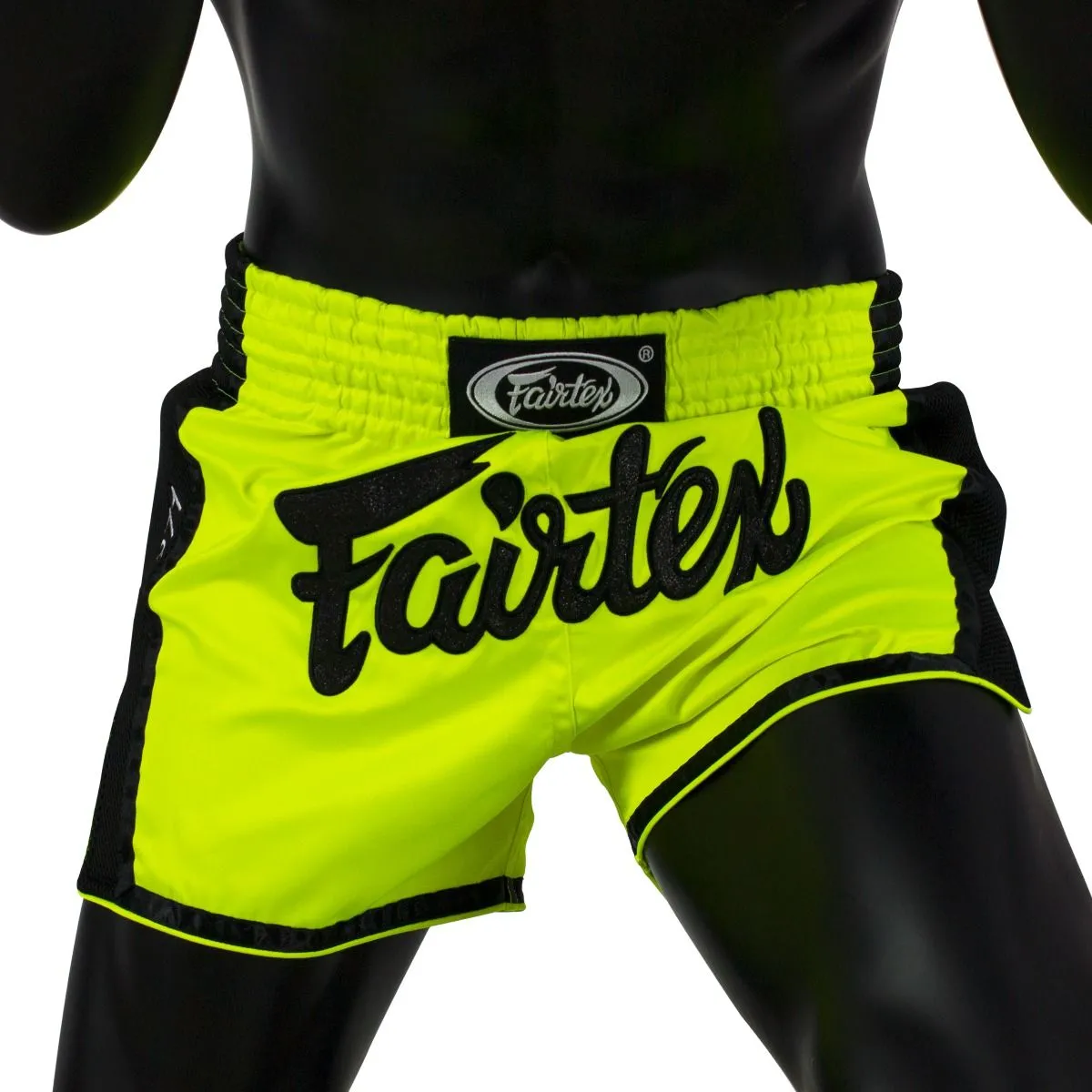 FAIRTEX LIME GREEN MUAY THAI SHORTS - BS1706