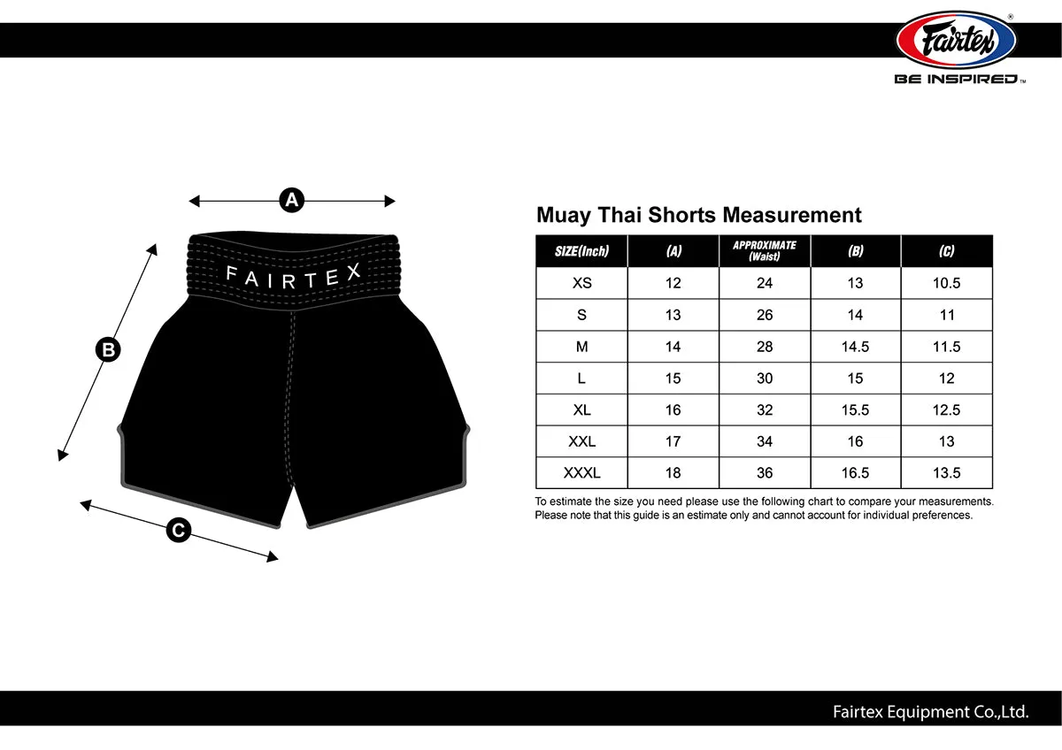 FAIRTEX SATORU COLLECTION MUAY THAI SHORTS - BS1908