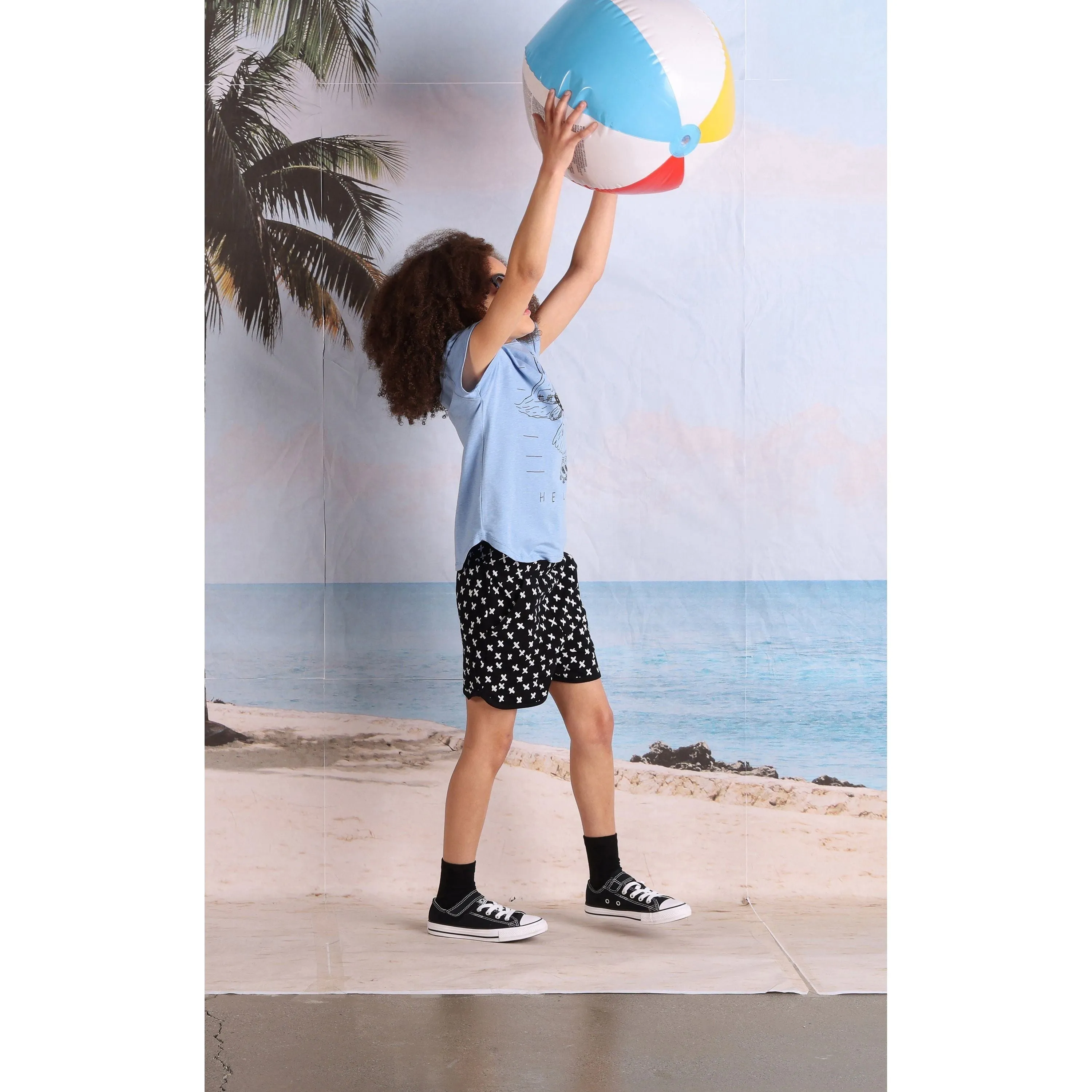 Fairy Skater Tee- Blue Marle