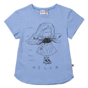Fairy Skater Tee- Blue Marle