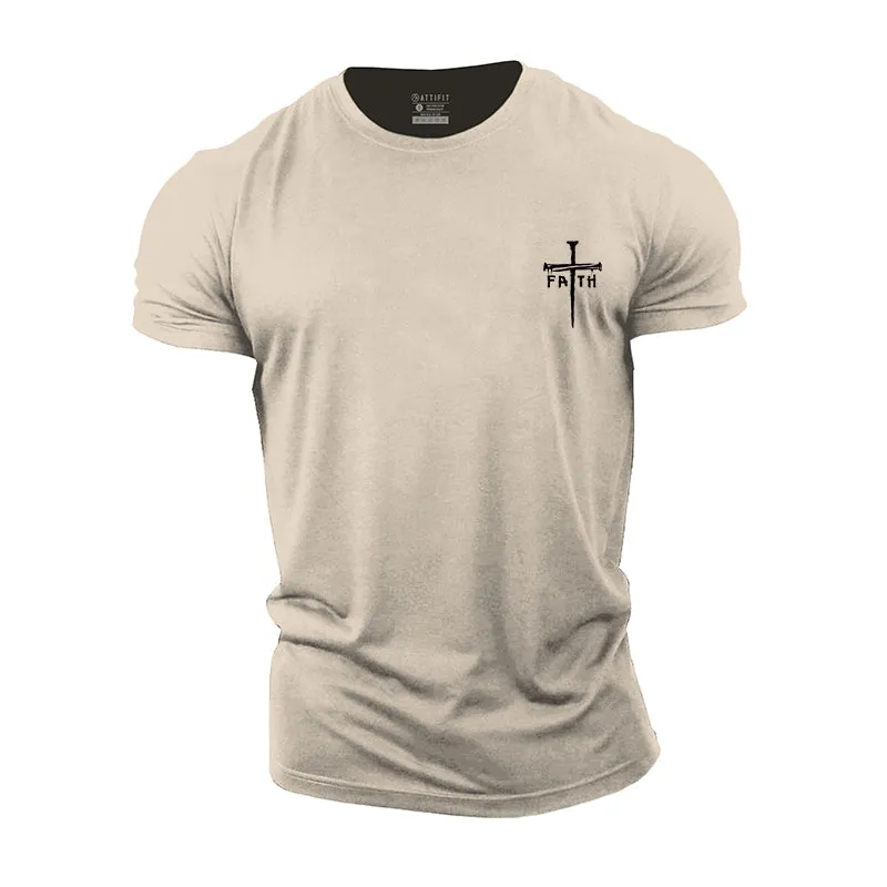 Faith Cross Cotton T-Shirt