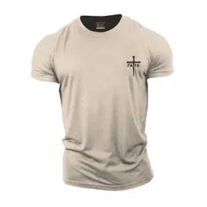 Faith Cross Cotton T-Shirt
