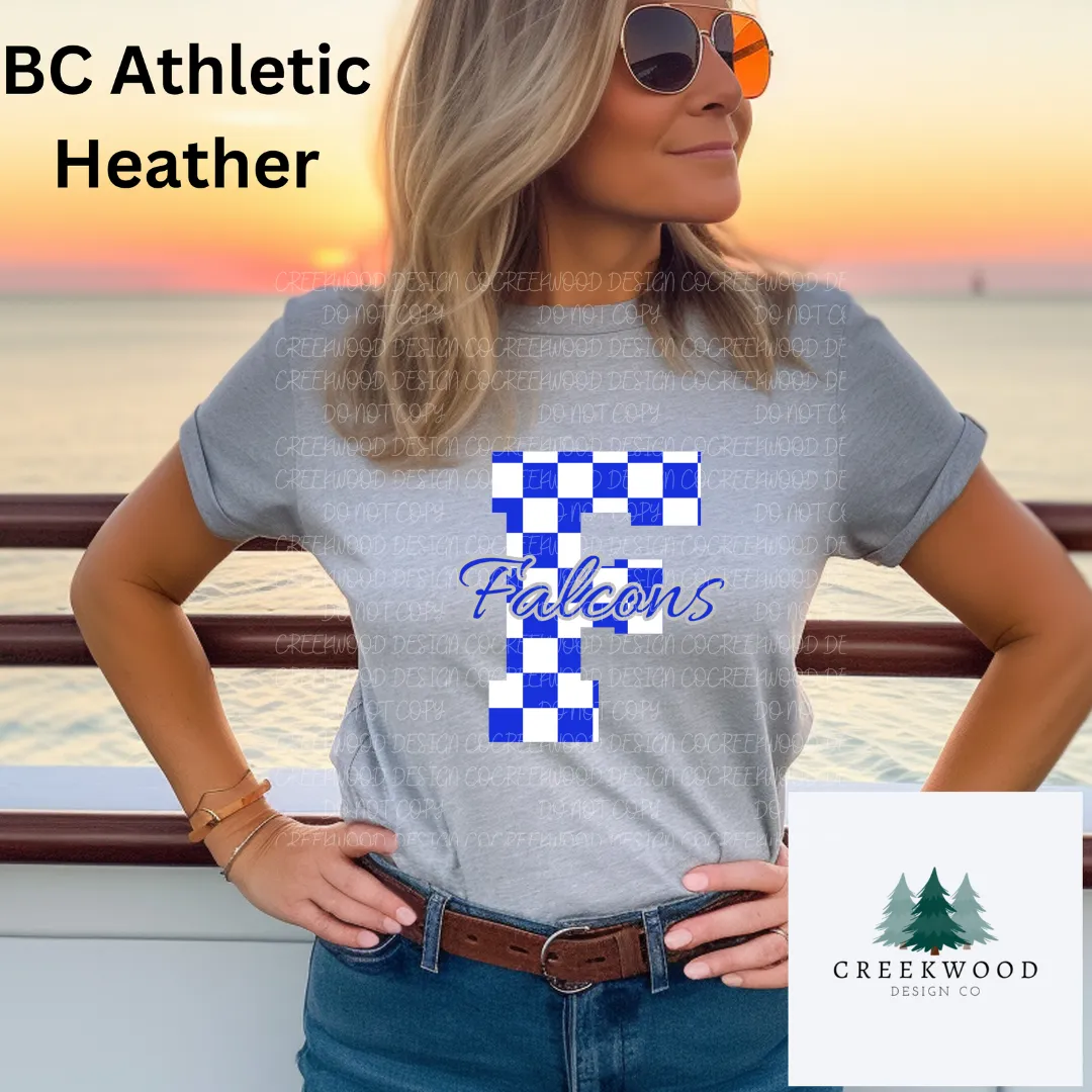 Falcons Checkerboard Design