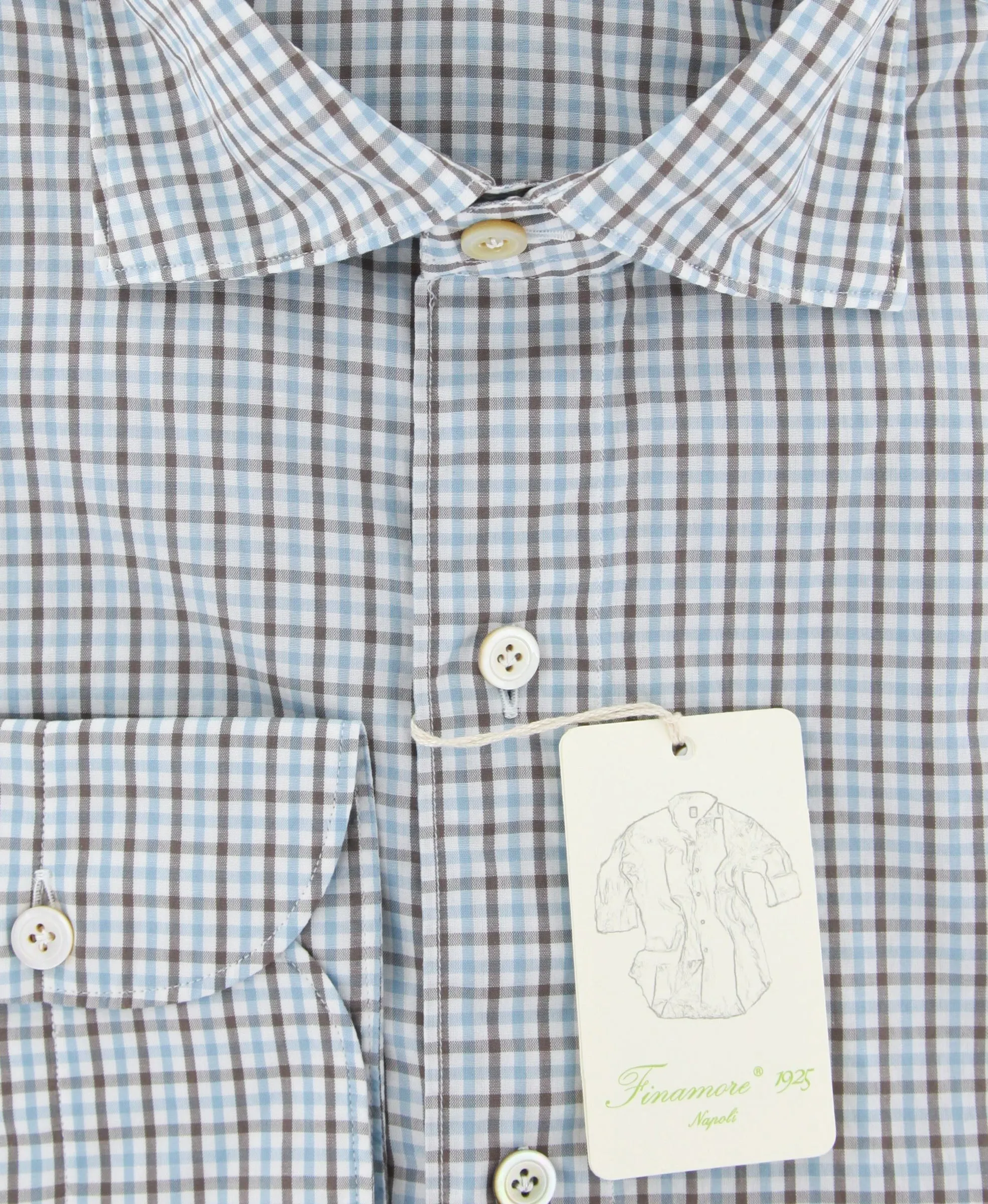 Finamore Napoli Light Blue Shirt - Extra Slim