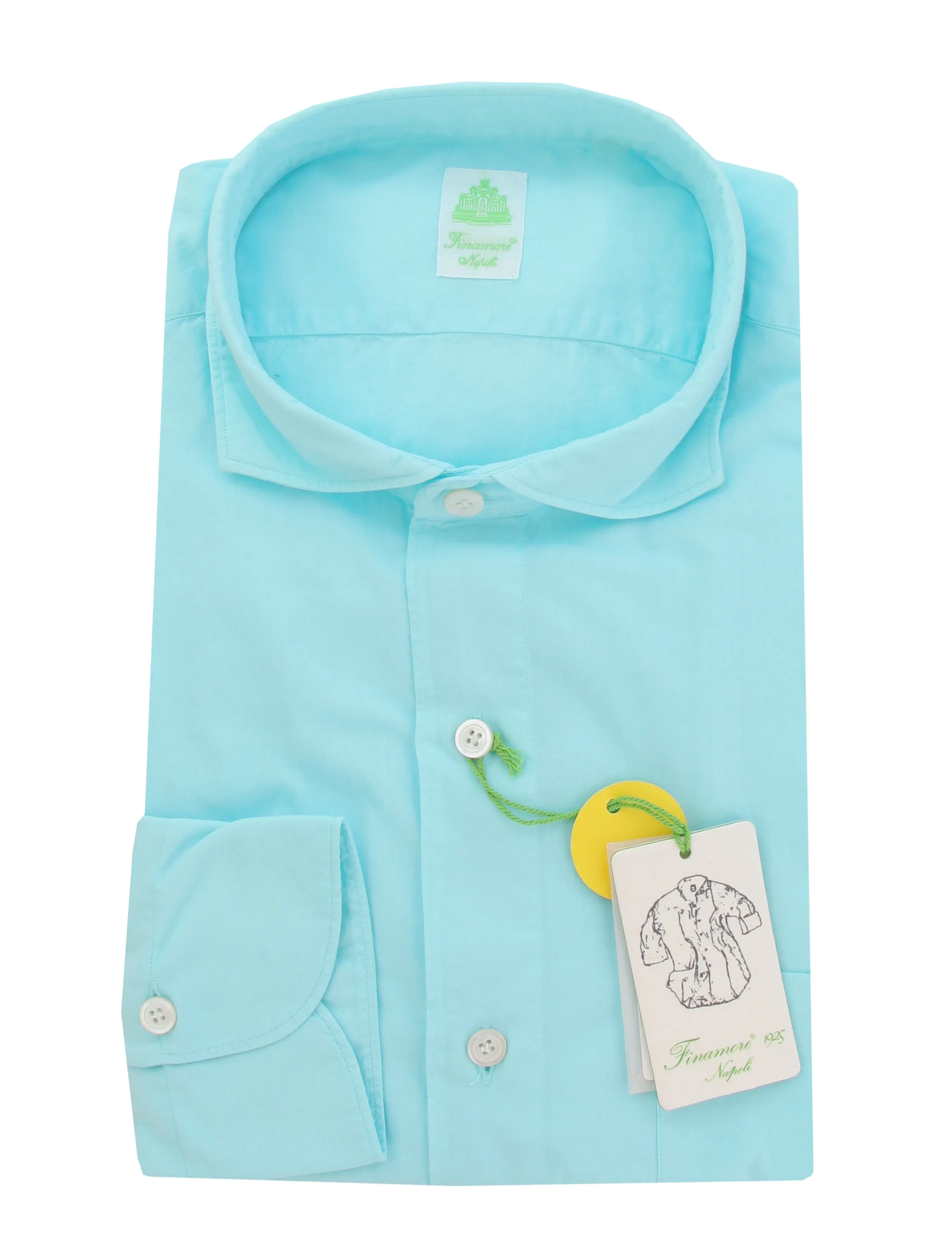 Finamore Napoli Light Blue Shirt - Extra Slim