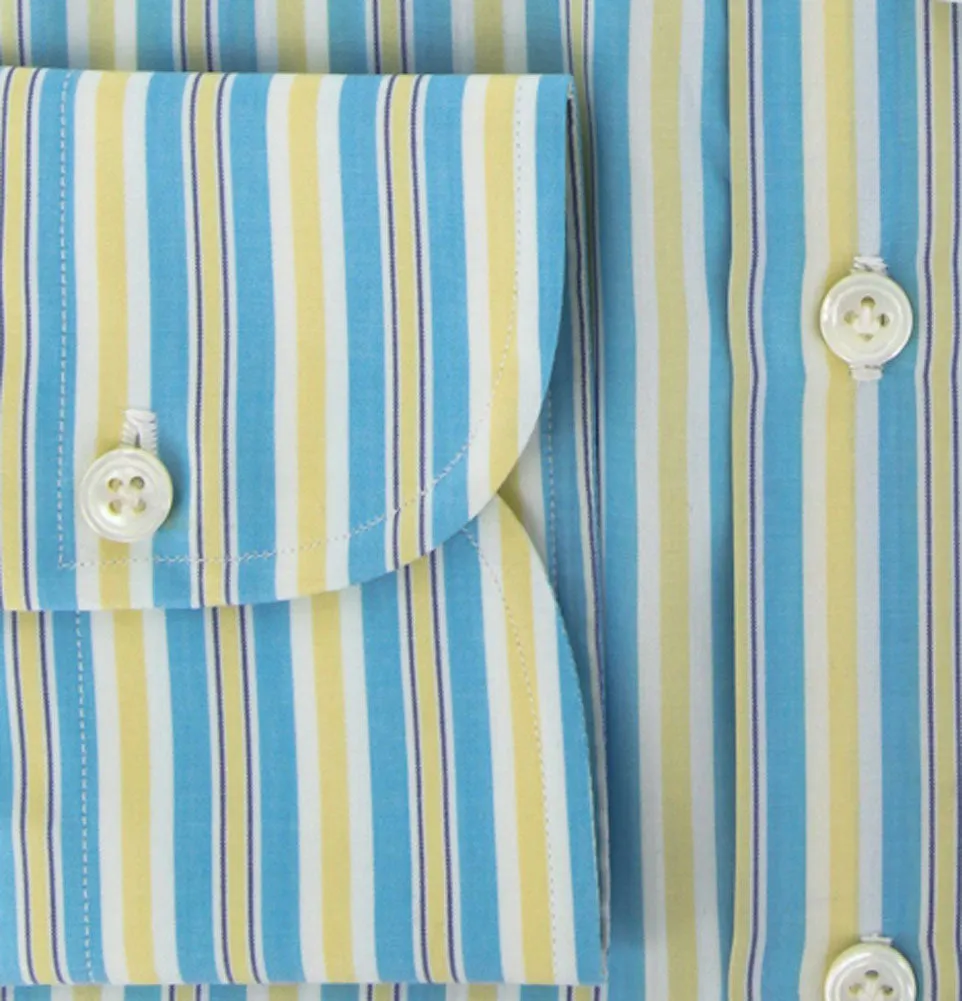 Finamore Napoli Light Blue Shirt – Size: 16 US / 41 EU