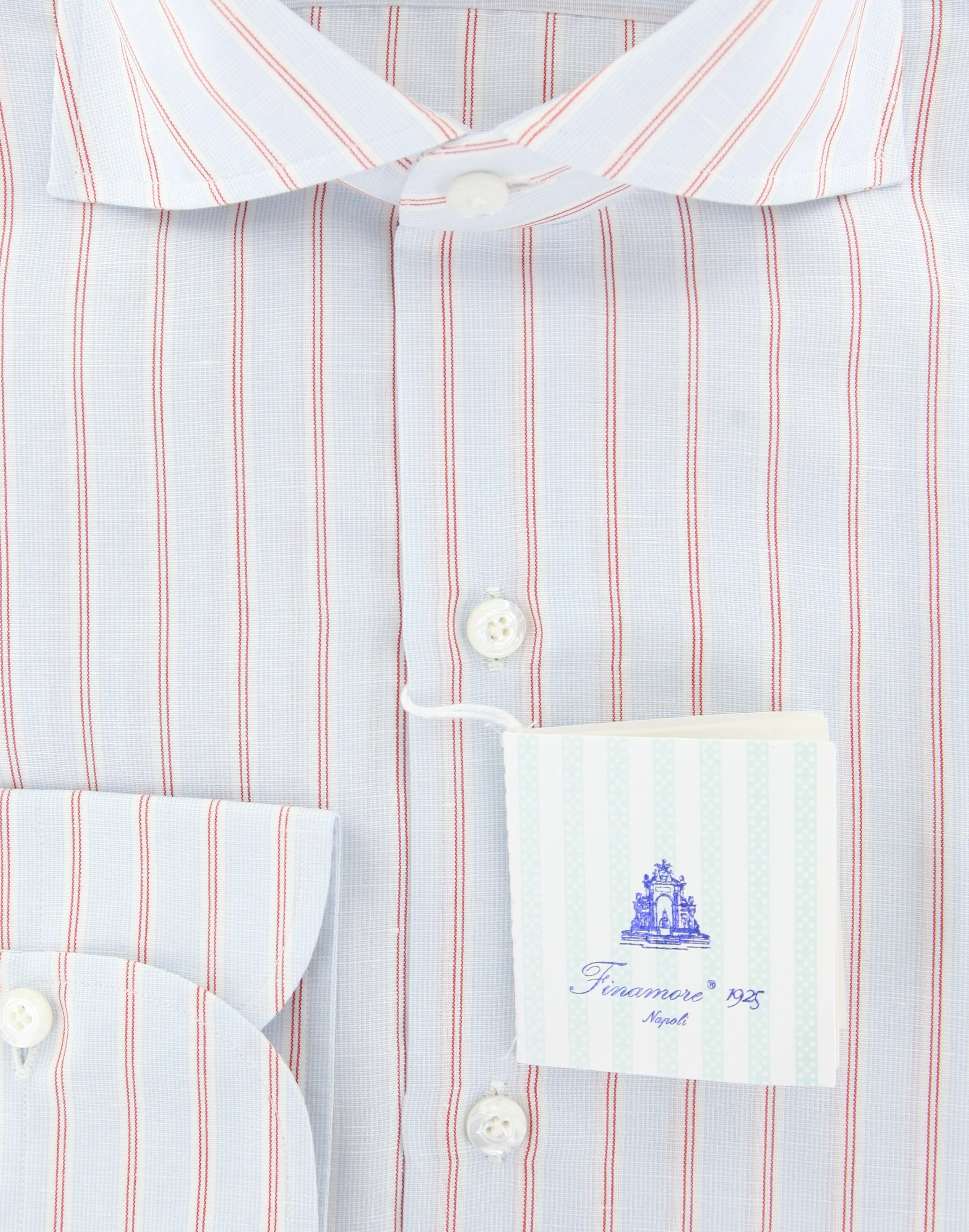 Finamore Napoli Light Blue Shirt - Slim