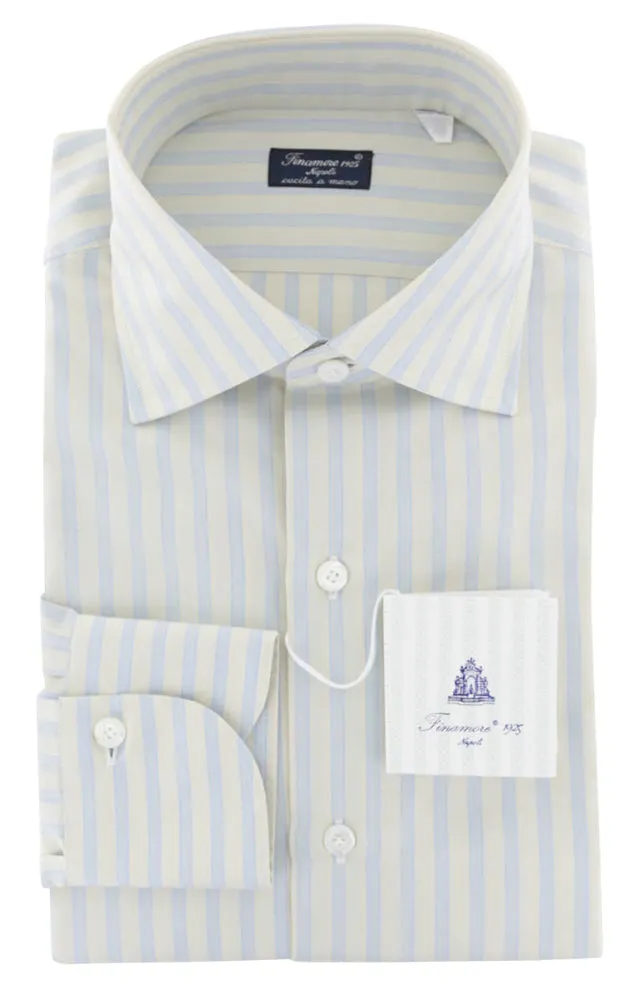 Finamore Napoli Light Gray Shirt - Slim