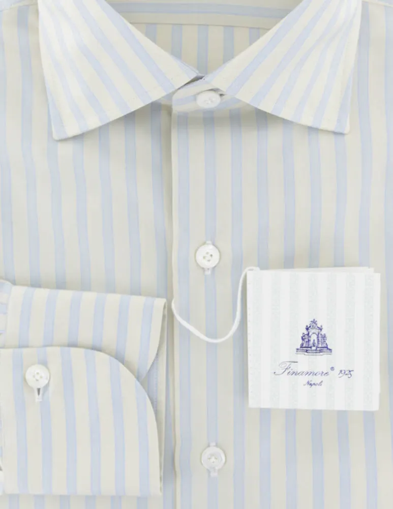 Finamore Napoli Light Gray Shirt - Slim