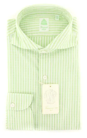 Finamore Napoli Light Green Shirt - Extra Slim