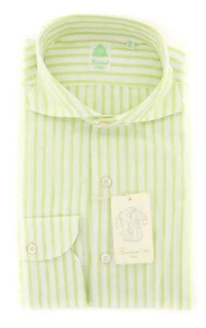 Finamore Napoli Light Green Shirt - Extra Slim