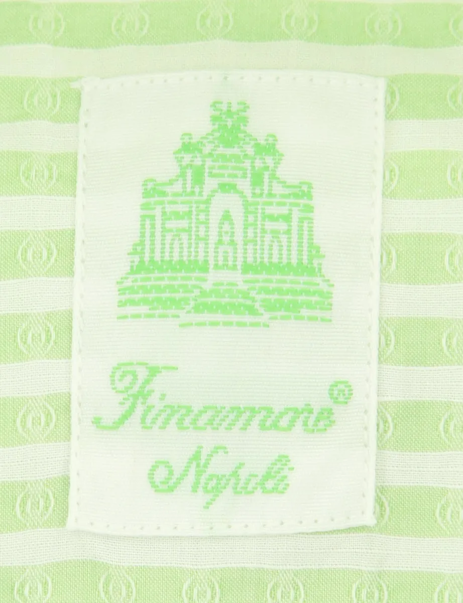 Finamore Napoli Light Green Shirt - Extra Slim