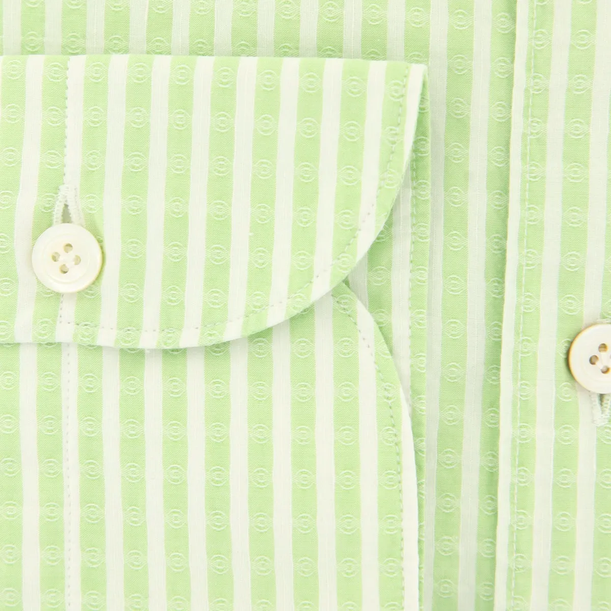 Finamore Napoli Light Green Shirt - Extra Slim