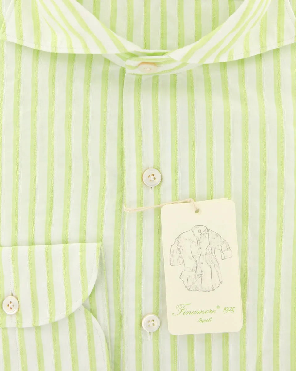 Finamore Napoli Light Green Shirt - Extra Slim