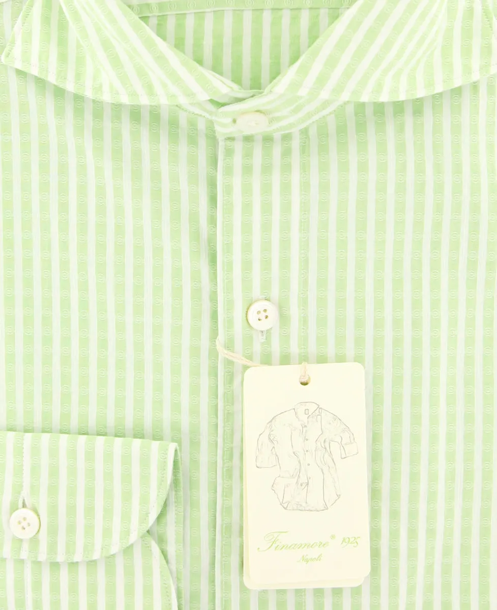 Finamore Napoli Light Green Shirt - Extra Slim
