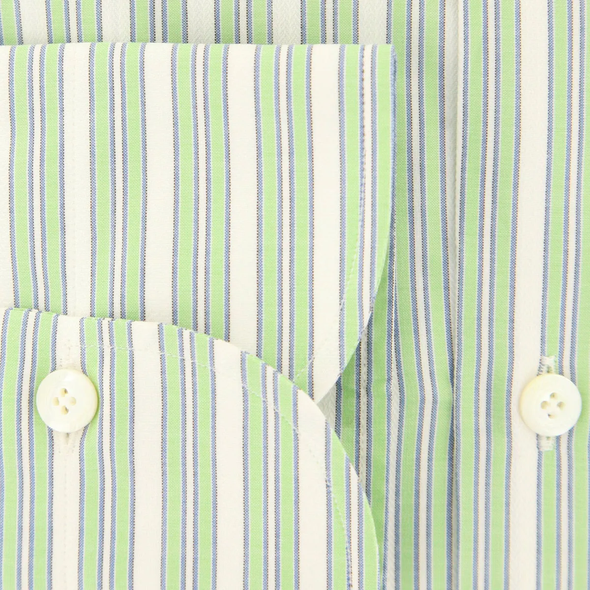 Finamore Napoli Light Green Shirt - Slim