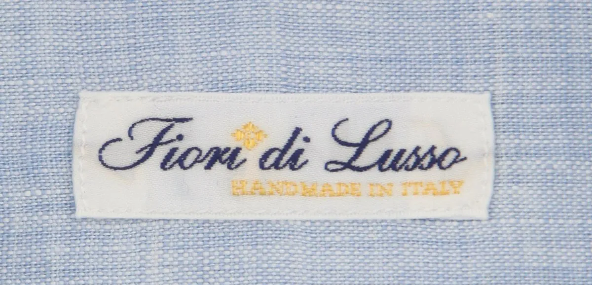 Fiori Di Lusso Light Blue Shirt - Full