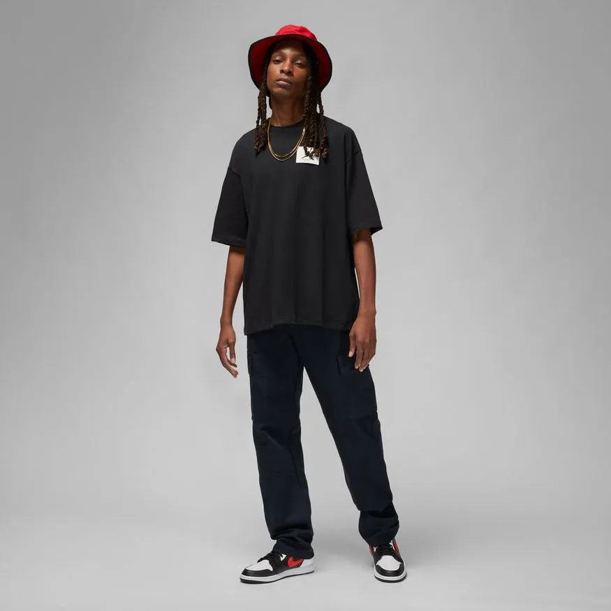 FLIGHT ESSENTIALS OVERSIZED T SHIRT "BLACK"