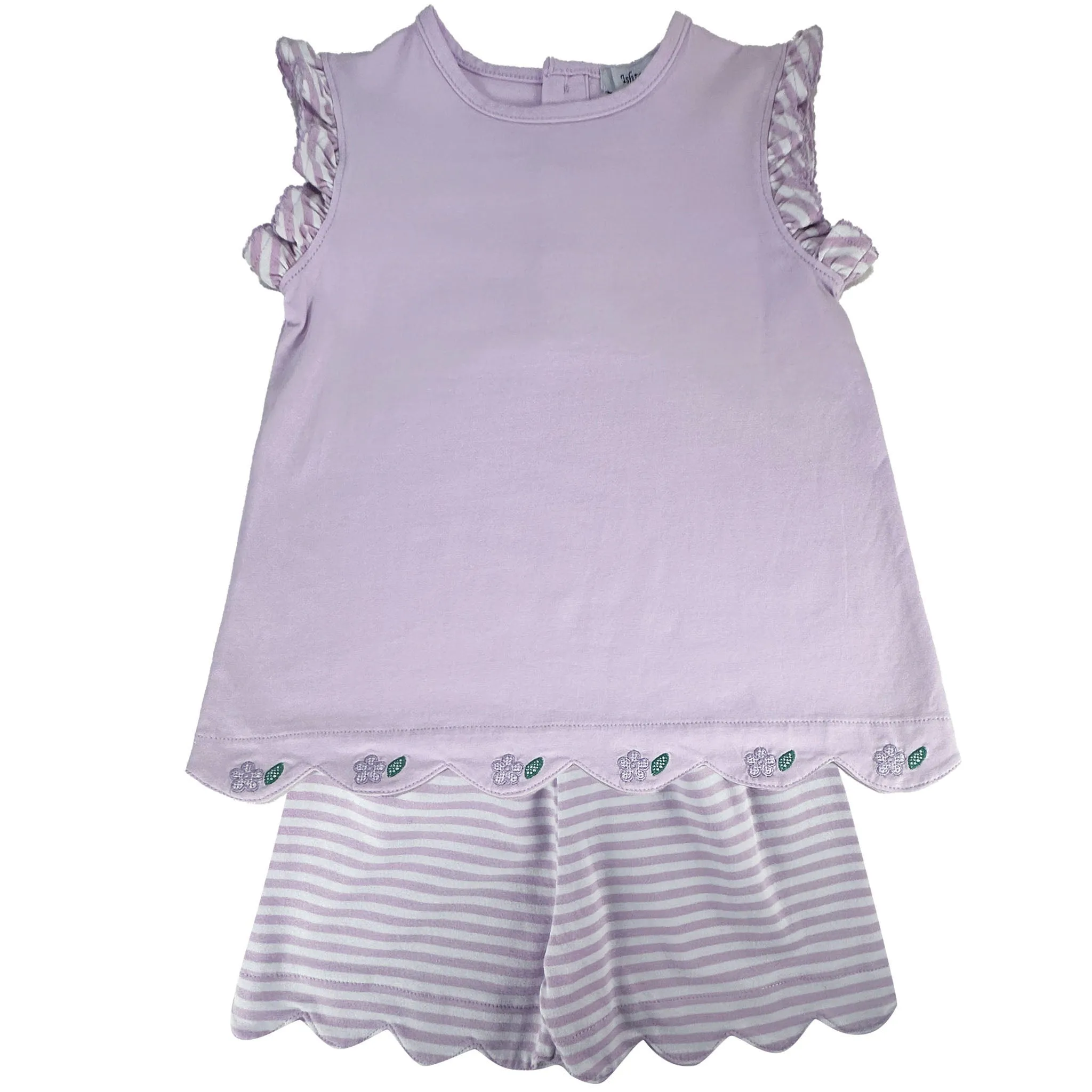 Flower Girl's Shorts Set