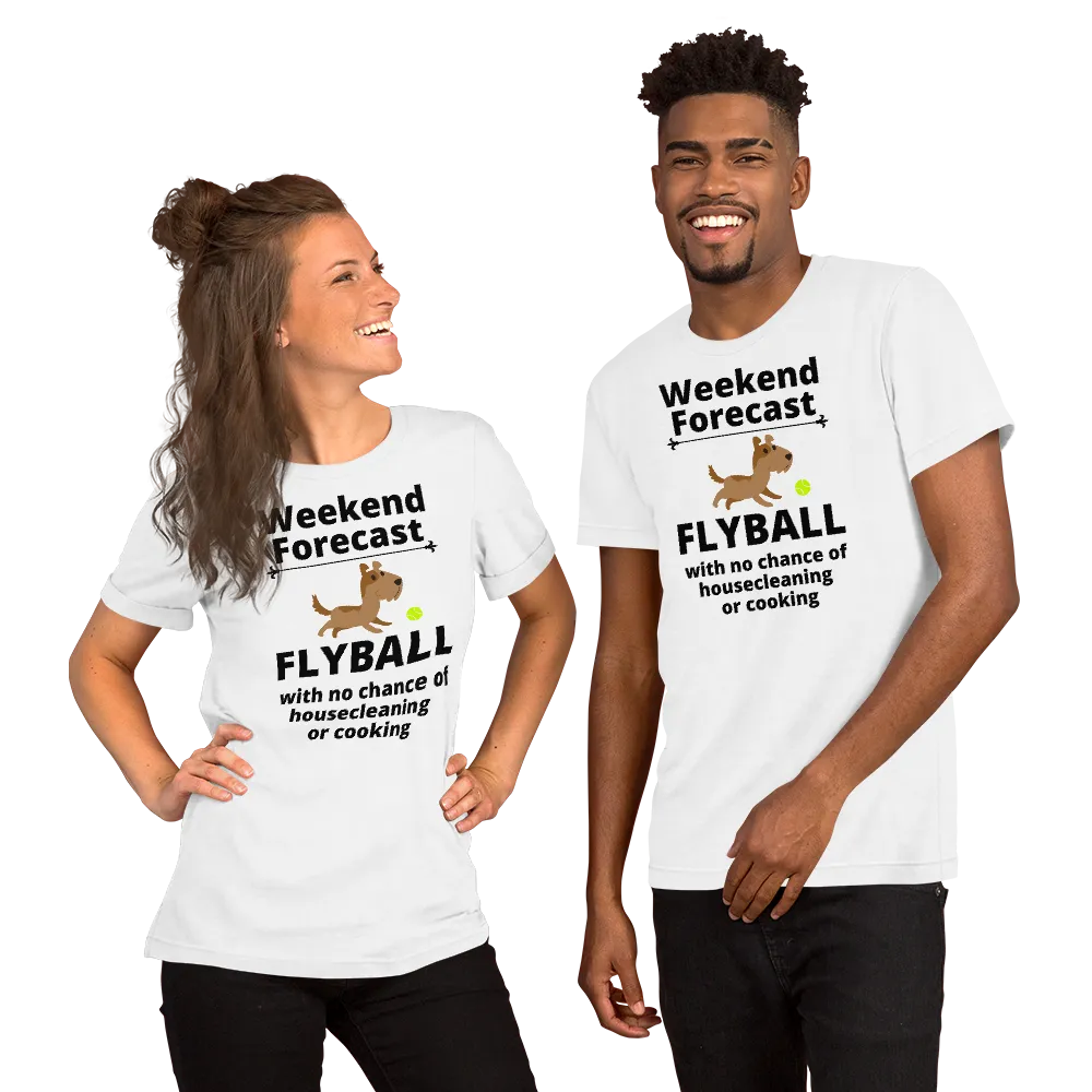 Flyball Weekend Forecast T-Shirts - Light