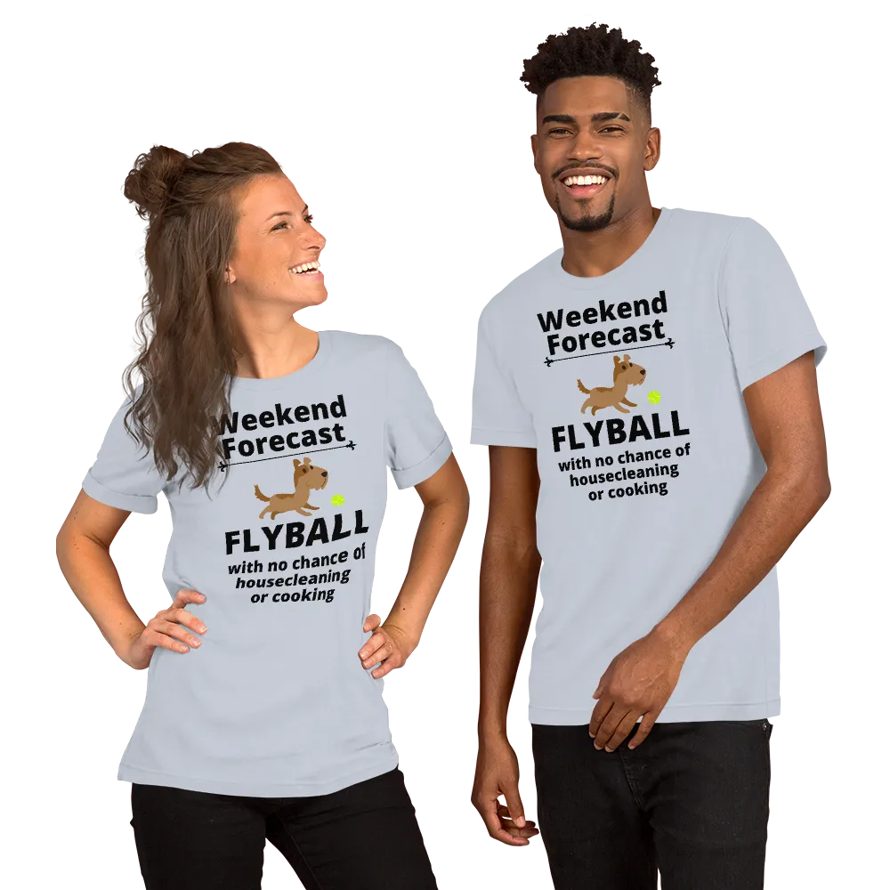 Flyball Weekend Forecast T-Shirts - Light