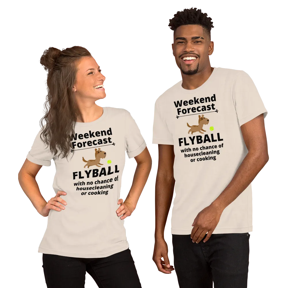 Flyball Weekend Forecast T-Shirts - Light
