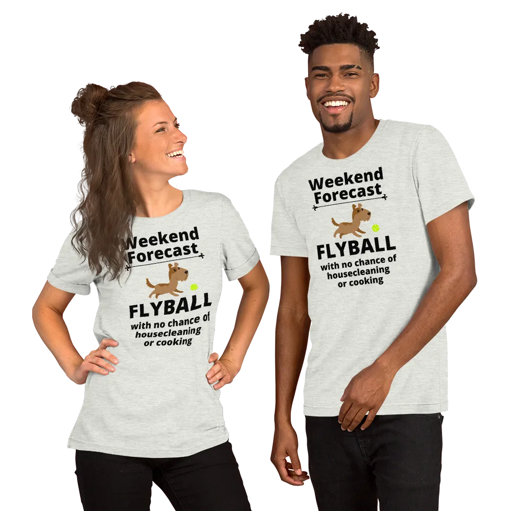 Flyball Weekend Forecast T-Shirts - Light