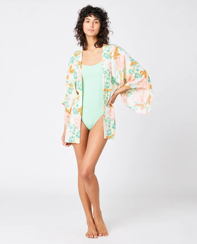 FOLLOW THE SUN KIMONO - LIGHT ORANGE