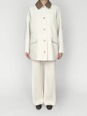 Frances Barn Jacket in Ivory