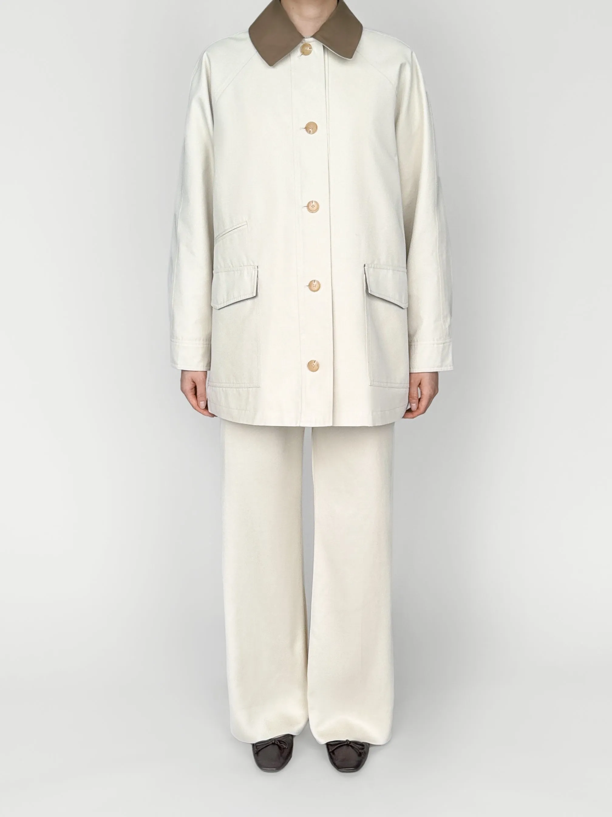 Frances Barn Jacket in Ivory