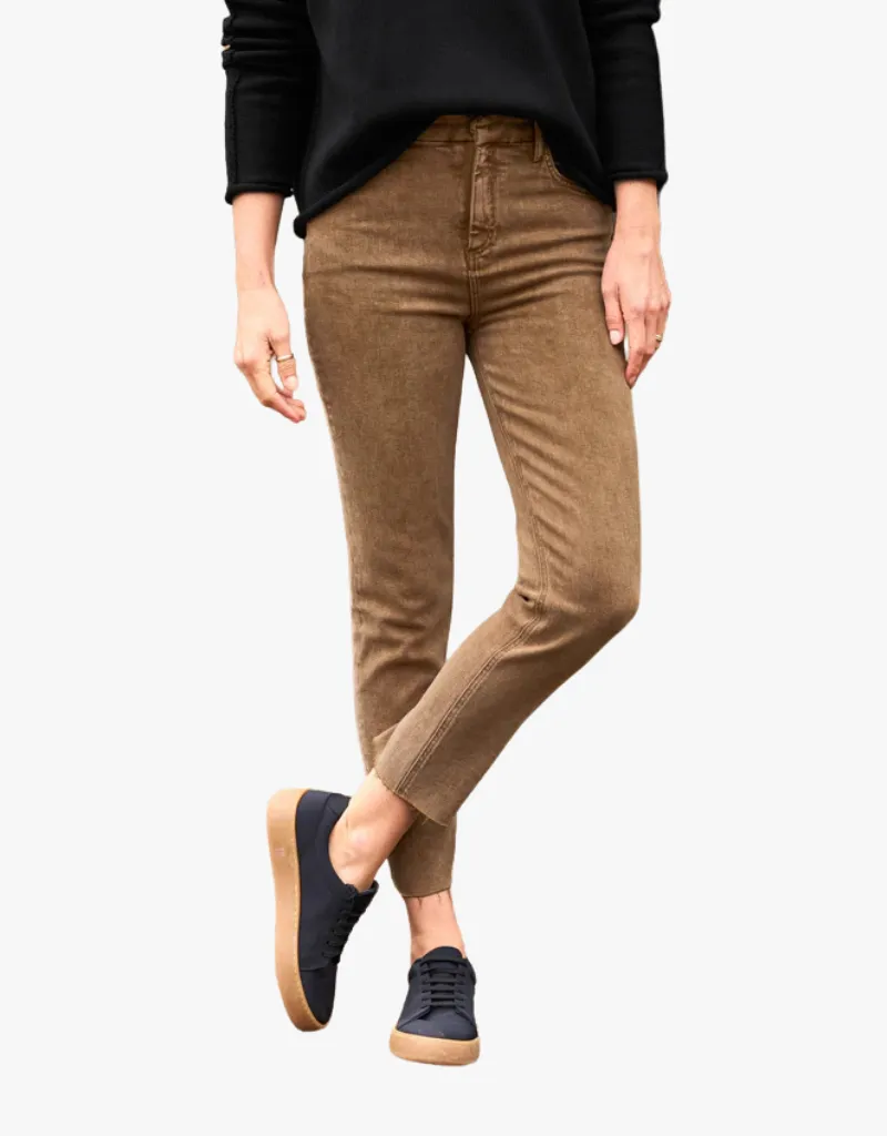 Frank & Eileen Derry F&E Signature Jeans in  Burnt Caramel (Italian Dream Denim)