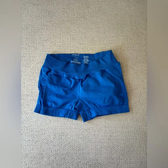 Free People Good Karma Micro Shorts Basic Blue XS/S